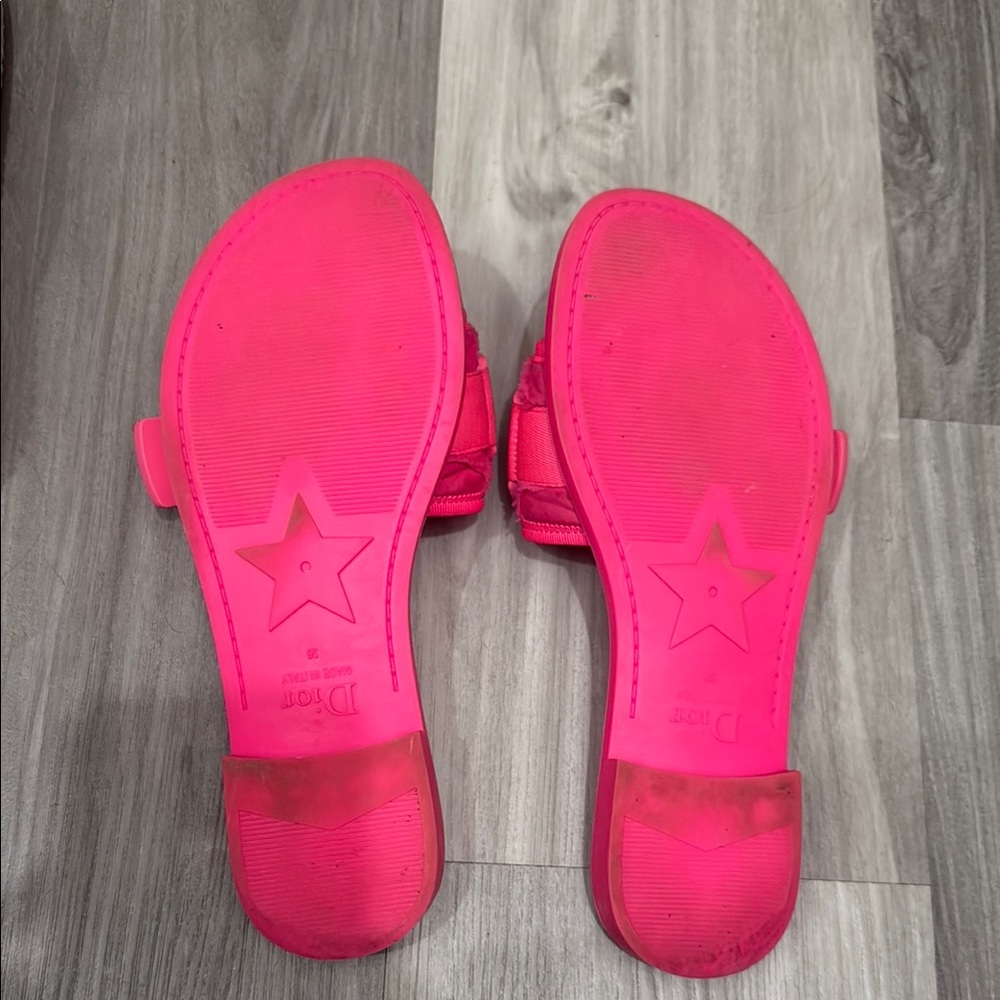 Dior Pink Sandals Sporty Slide - Picture 2 of 5